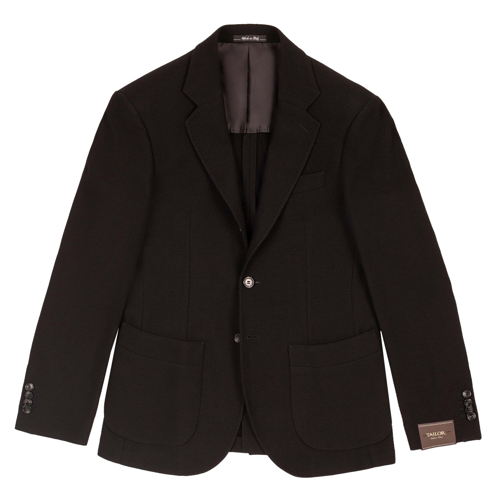 Μαύρο Μάλλινο Blazer Ανδρικό