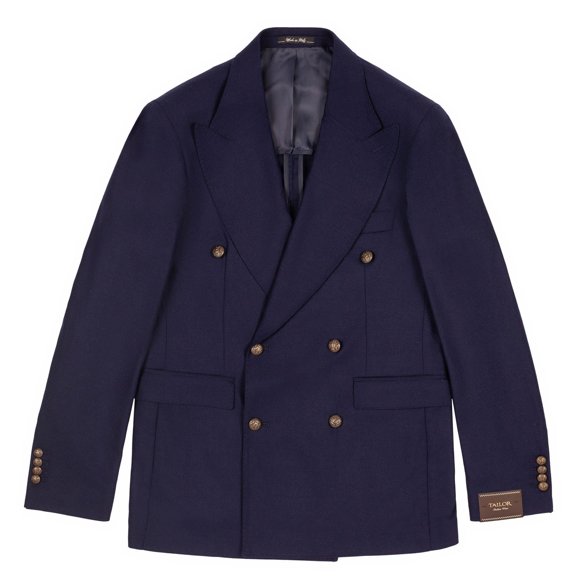Μπλε Σταυρωτό Blazer 
