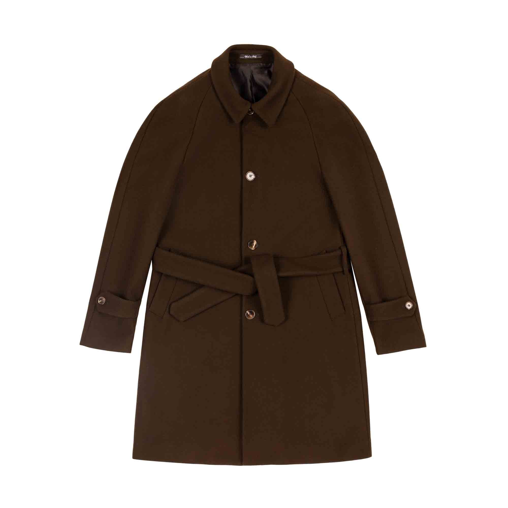 Πράσινο Μάλλινο Παλτό Ανδρικό