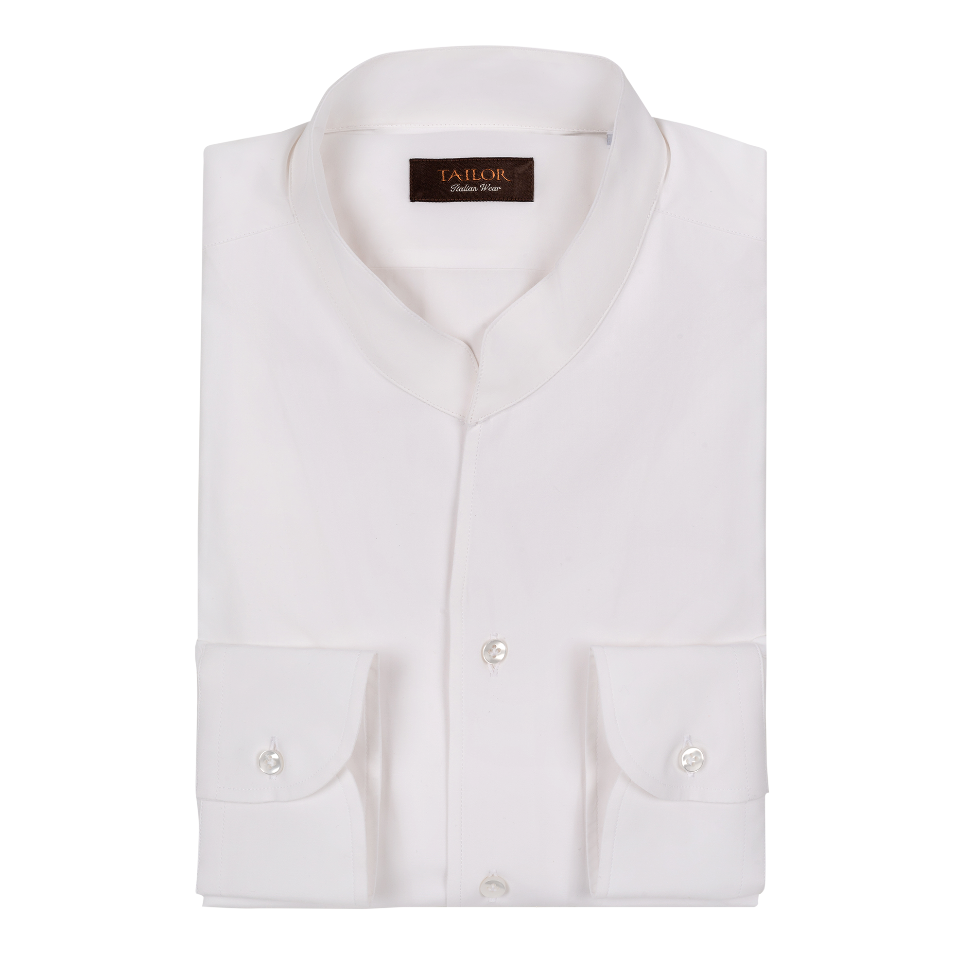 Ανδρικό λευκό πουκάμισο μάο