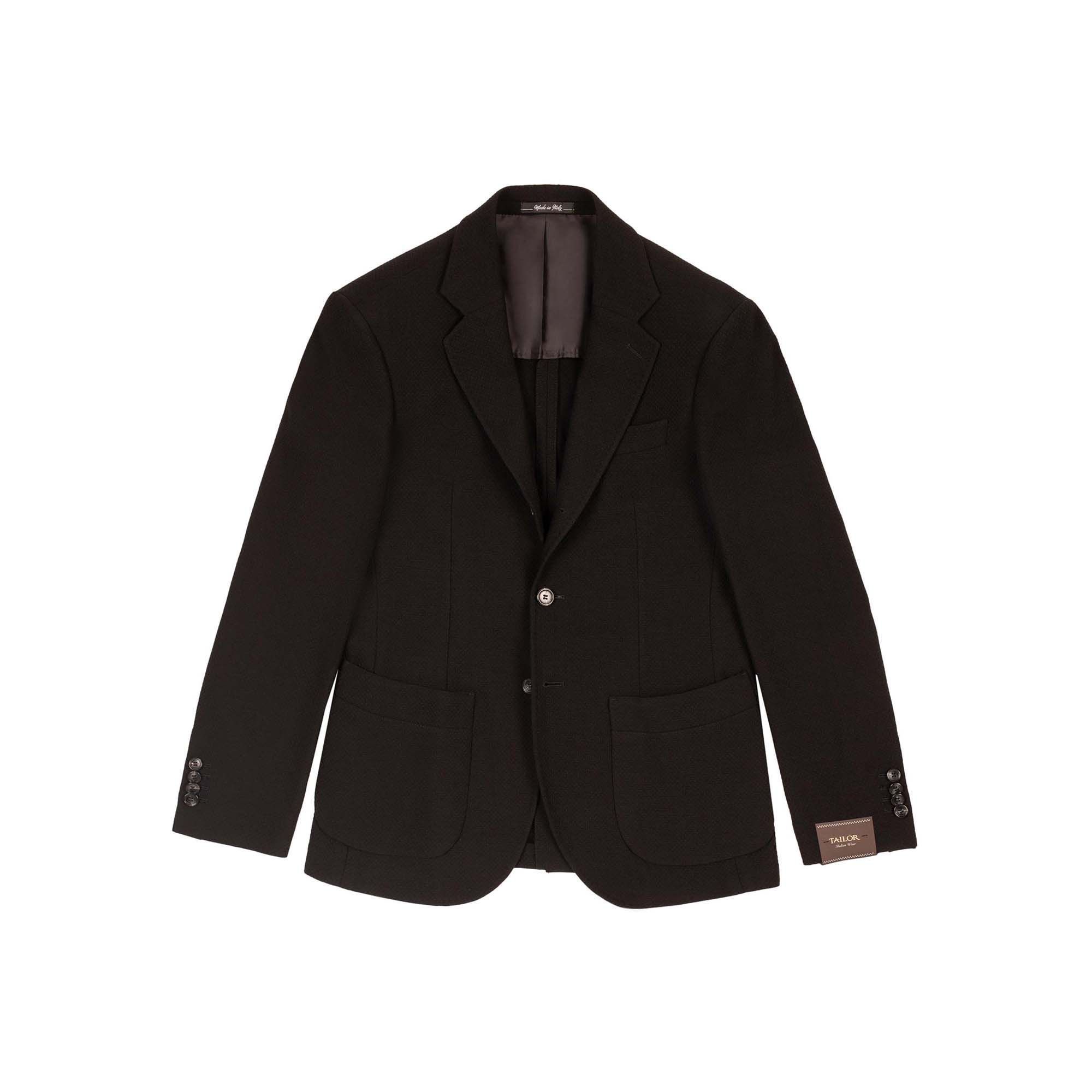 Μαύρο Μάλλινο Blazer Ανδρικό