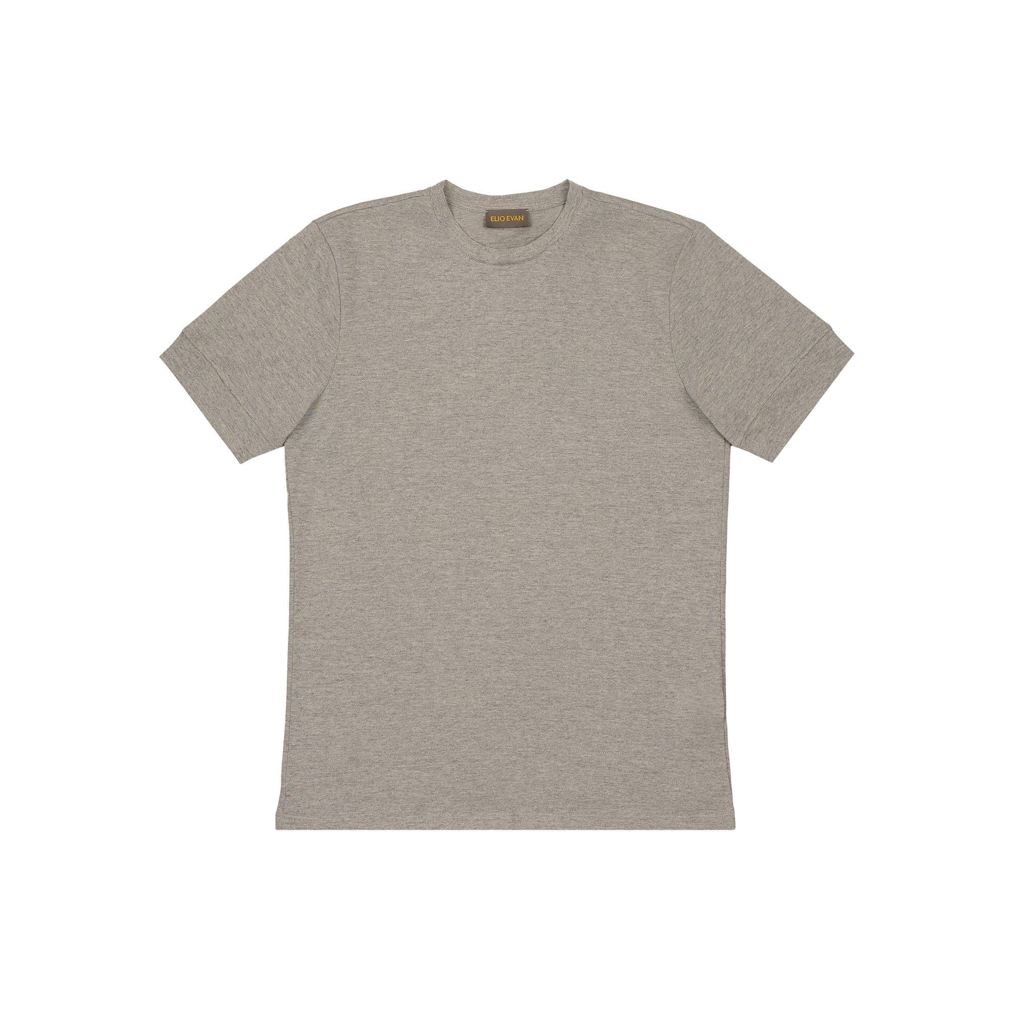 T-shirt Μελανζέ Μπεζ
