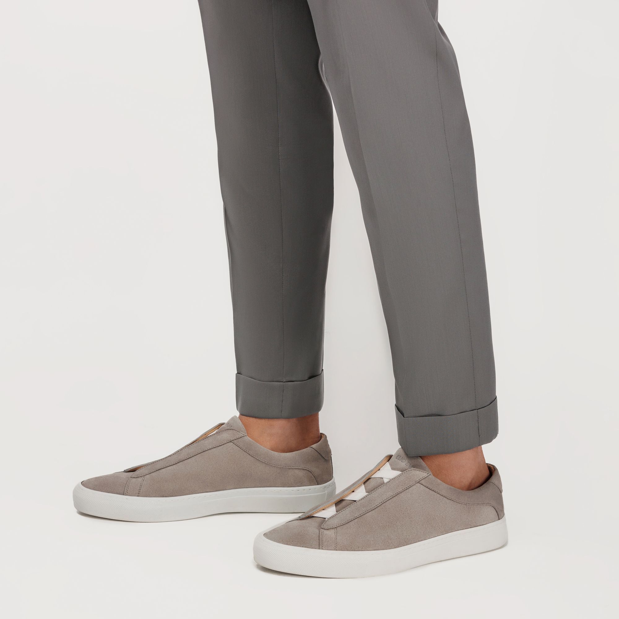 Slip On Sneakers Γκρι