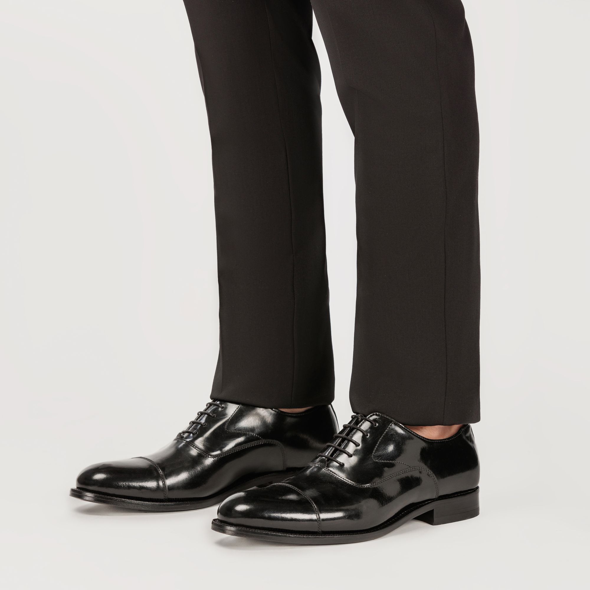 Captoe Οxfords Mαύρα