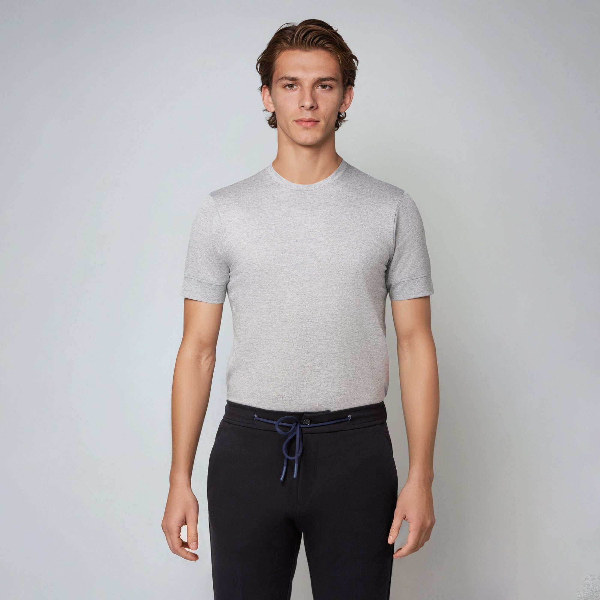 T-shirt Μελανζέ Γκρι