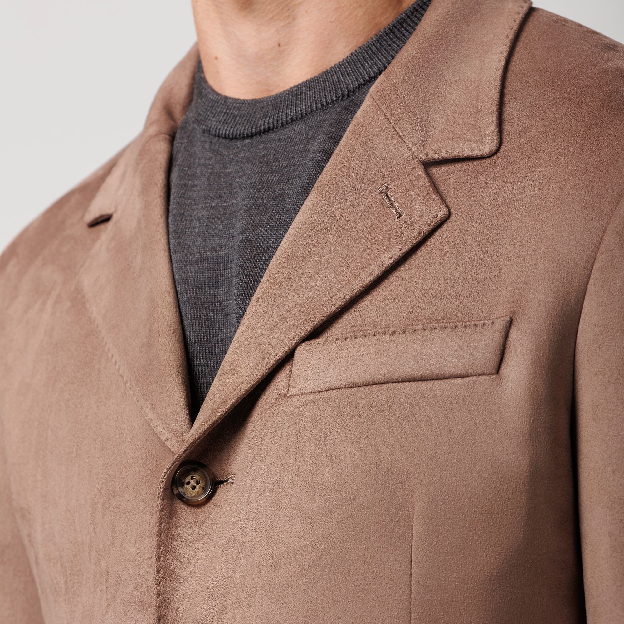 Γκρεζ Σακάκι Tokyo Eco Suede
