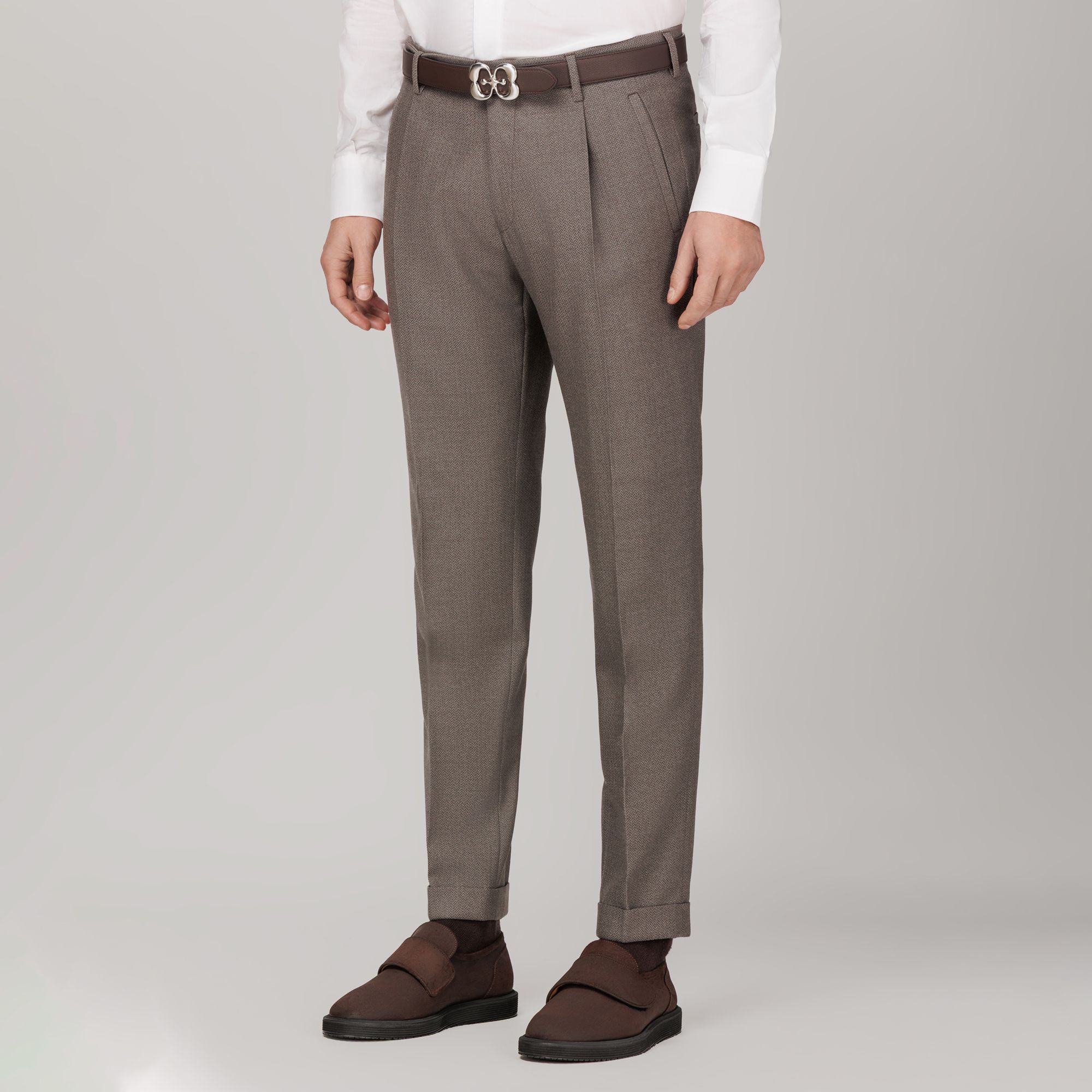 Κοστούμι Ανδρικό Γκρεζ Ψαροκόκκαλο