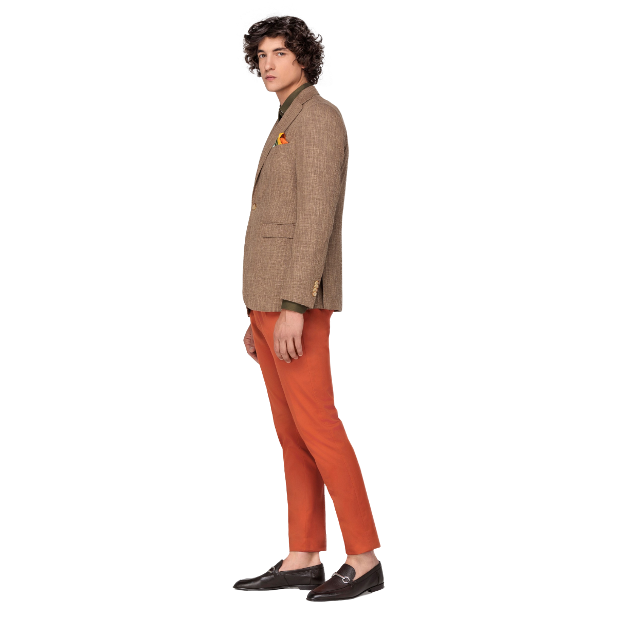 Ανδρικό Καμηλό Blazer Σακάκι