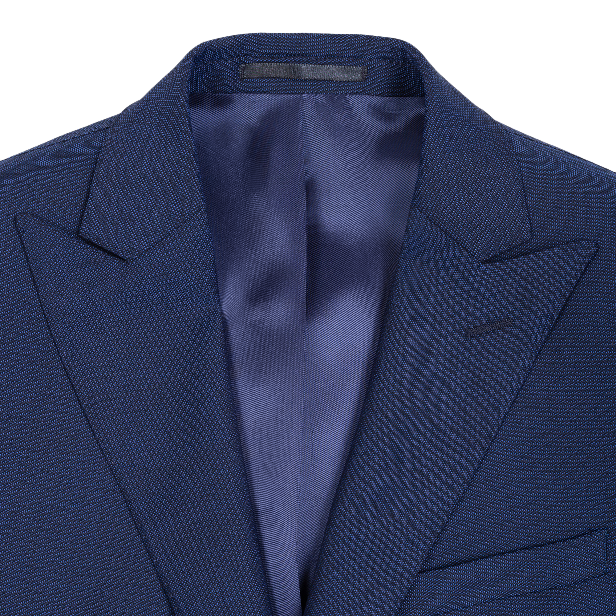 Γαμπριάτικο Μπλε Κοστούμι Με Γιλέκο