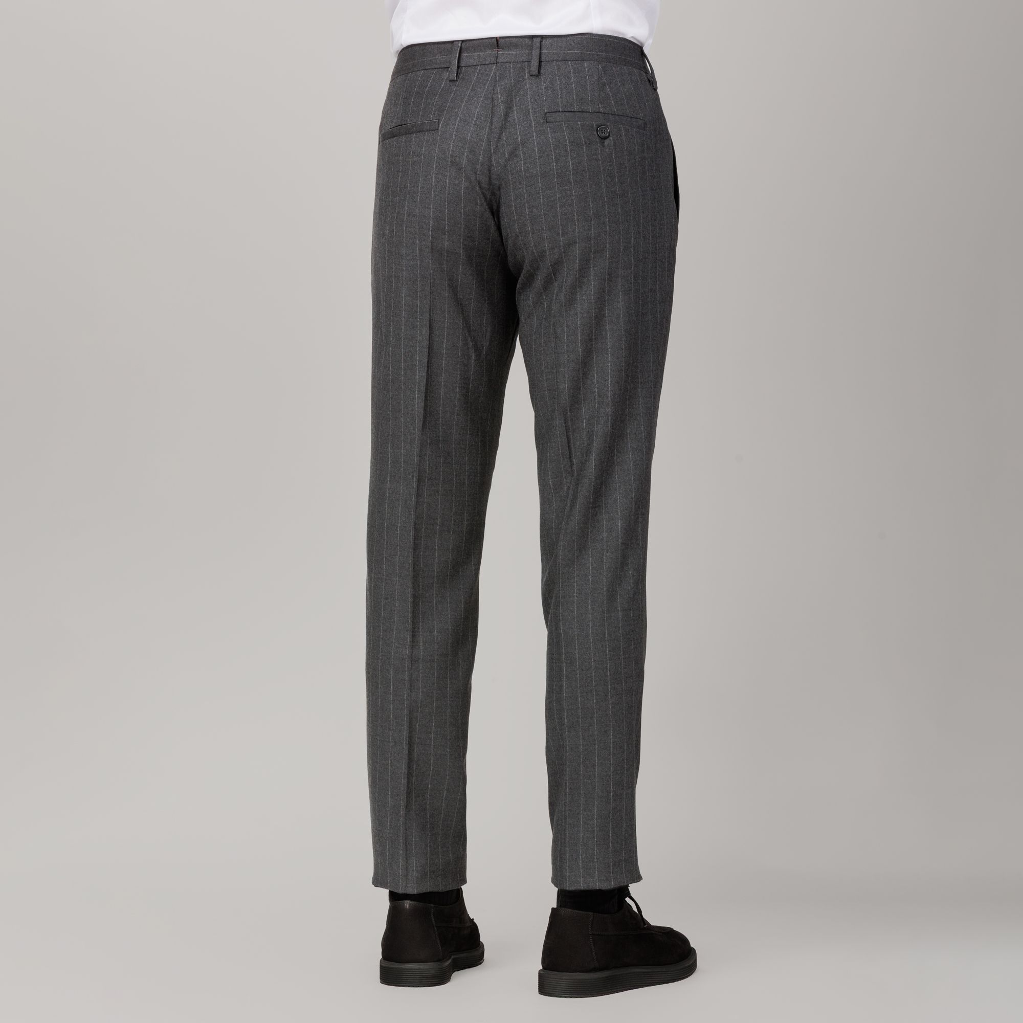 Σταυρωτό Κοστούμι Ανδρικό Γκρι Ριγέ