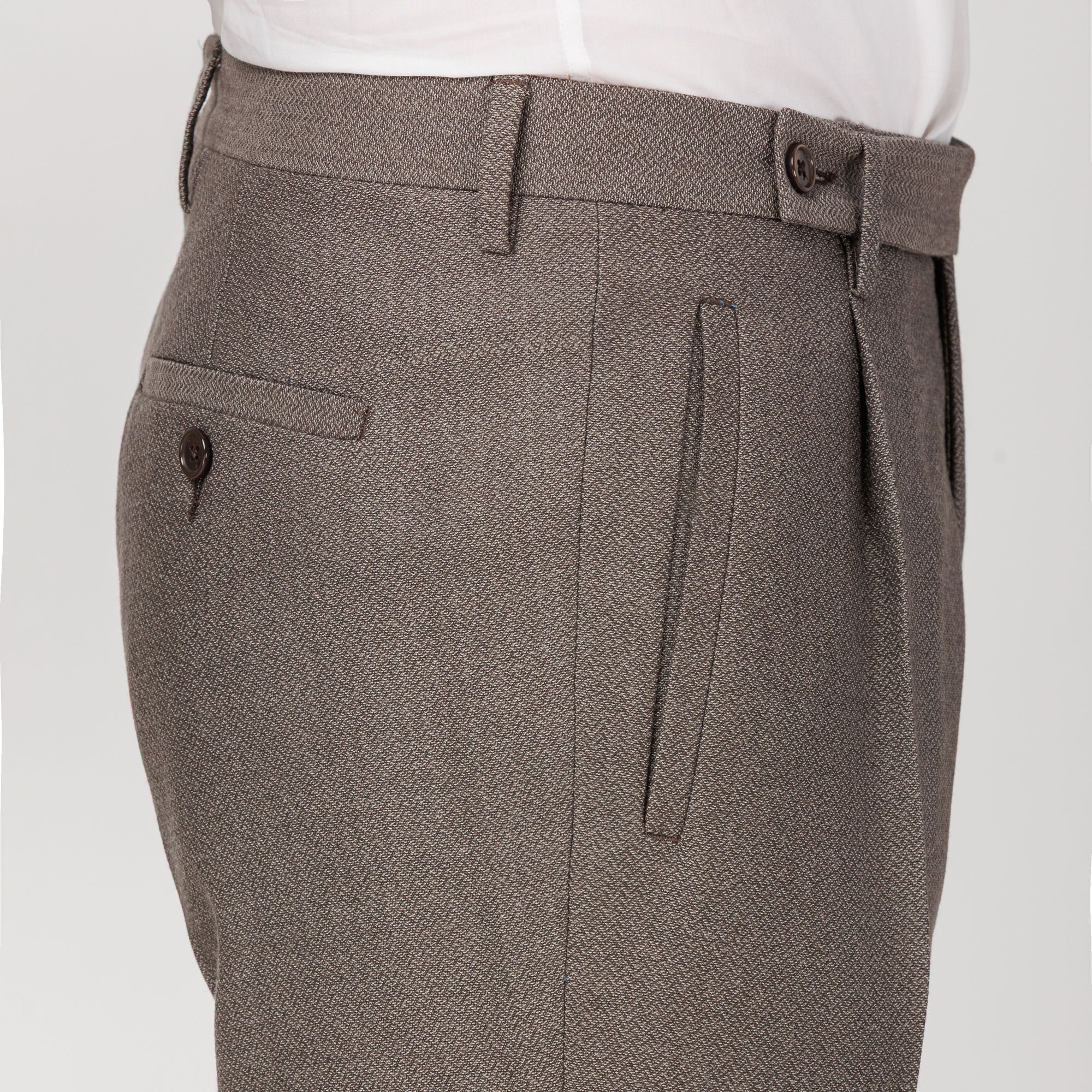 Κοστούμι Ανδρικό Γκρεζ Ψαροκόκκαλο