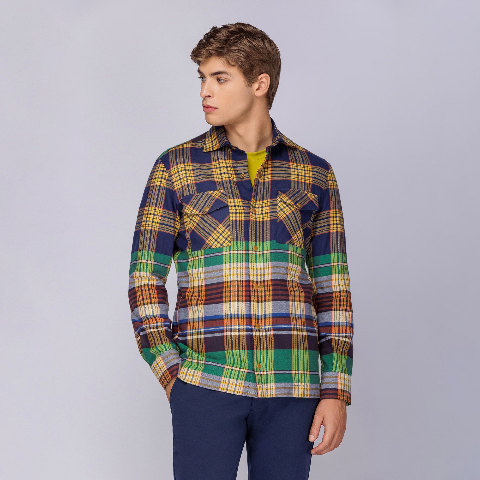 Overshirt Καρό Tartan - Ανδρικό
